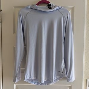 Athletic Hooded Pullover Top